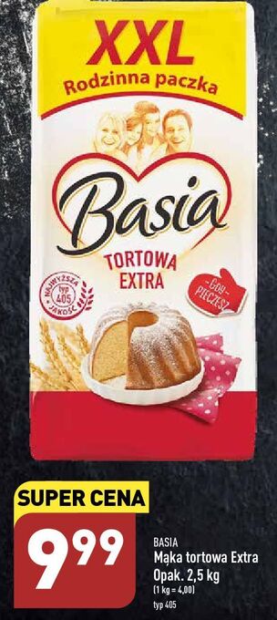 ALDI Mąka tortowa extra basia oferta
