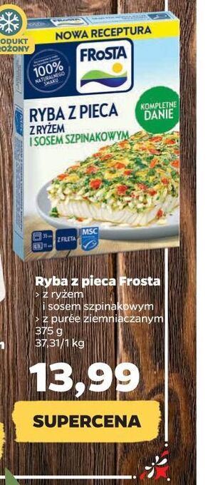 Netto Ryba z pieca ryżem i sosem szpinakowym frosta oferta