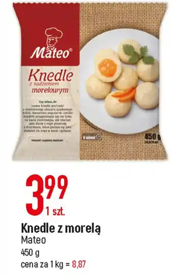 E.Leclerc Mateo Knedle z morelą 450g oferta