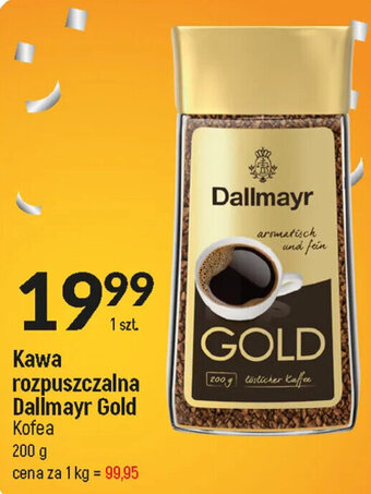 E.Leclerc Kofea Kawa rozpuszczalna Dallmayr Gold 200g oferta