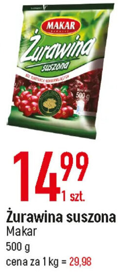 E.Leclerc Makar Żurawina suszona 500g oferta