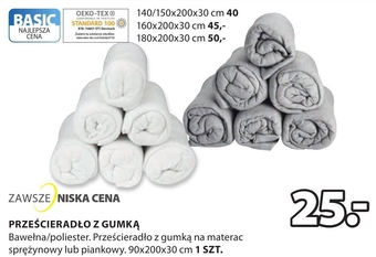 JYSK Prześcieradło z gumką oferta