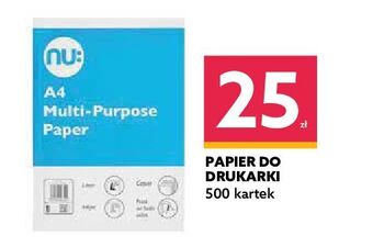 Dealz Papier do drukarki nu: oferta