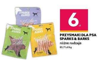 Dealz Przysmak dla psa paski kaczka sparks & barks oferta