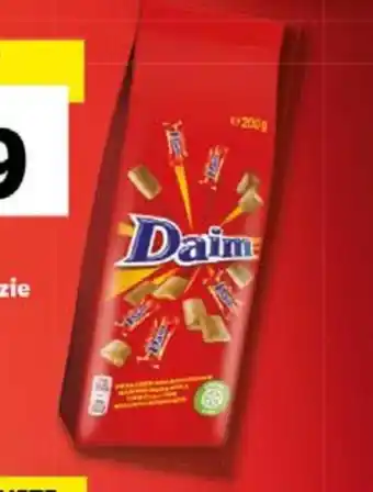 Lidl Cukierki daim oferta