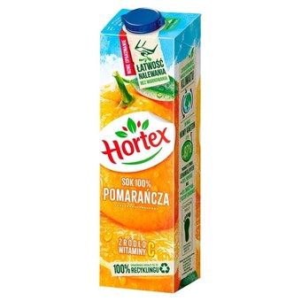 Hitpol Hortex sok 100 % pomarańcza 1 l oferta