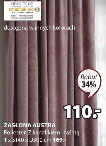 JYSK Zasłona oferta