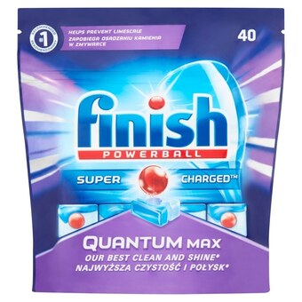 Rossmann Finish quantum max tabletki do zmywarki 620 g (40 sztuk) oferta