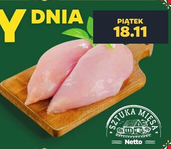 Netto Filet z kurczaka sztuka mięsa oferta