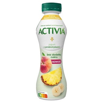 Kaufland Activia jogurt ananas brzoskwinia banan 270 g oferta