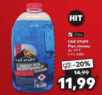 Kaufland Płyn do spryskiwaczy zimowy car stuff oferta