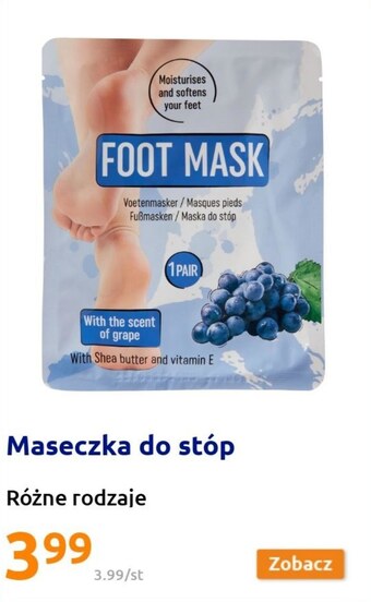 Action Maseczka do stóp oferta
