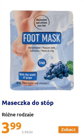 Action Maseczka do stóp Różne rodzaje oferta
