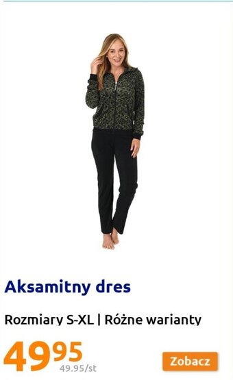 Action Aksamitny dres Rozmiary s-xl Różne warianty oferta