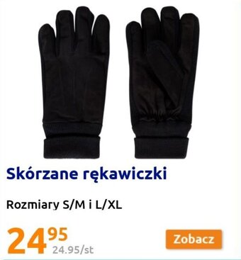 Action Skórzane rękawiczki Rozmiary S/M i L/Xl oferta