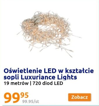 Action Luxuriance Lights Oświetlanie LED w kształcie sopli 19 metrów 720 diod LED oferta