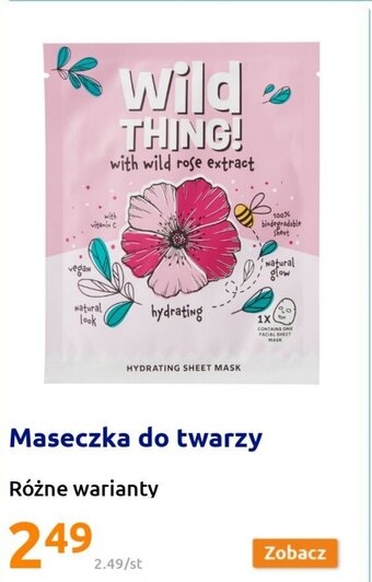 Action Maseczka do twarzy Różne warianty oferta