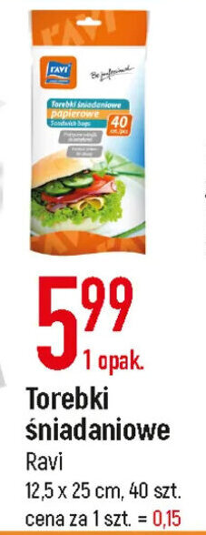 E.Leclerc Ravi torebki śniadaniowe 12,5x25cm oferta