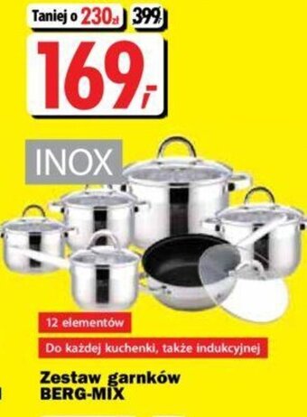 Media Expert Inox Zestaw garnków BERG-Mix oferta