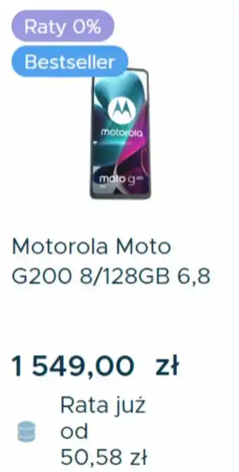 Sferis Motorola Moto G200 8/128GB 6,8 oferta