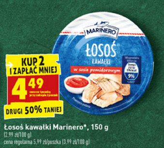 Biedronka Łosoś kawałki Marinero 2x 150g oferta