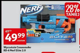 Auchan Pistolet elite 2.0 commander rd-6 nerf oferta