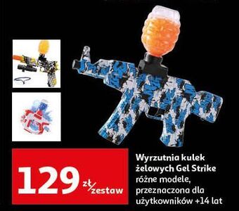 Auchan Wyrzutnia kulek żelowych akm-47 oferta