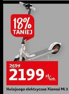 Auchan Hulajnoga mi electric scooter 3 ne szara xiaomi oferta