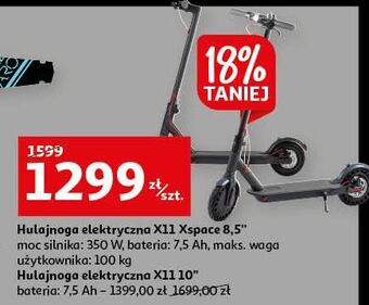 Auchan Hulajnoga elektryczna x11 oferta