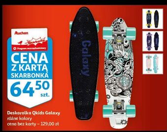 Auchan Deskorolka qkids galaxy oferta