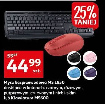 Mysz ms1850 niebieska microsoft