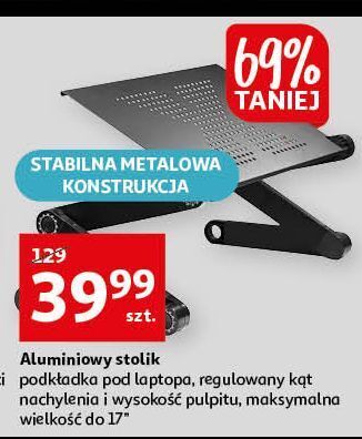 Auchan Stolik pod laptopa oferta