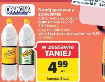 Carrefour Market Napój indian tonic schweppes oferta