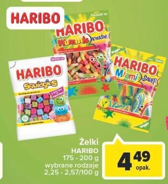 Carrefour Market Żelki haribo squidgies oferta
