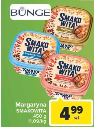 Carrefour Market Margaryna smakowita ze swojskim masełkiem oferta