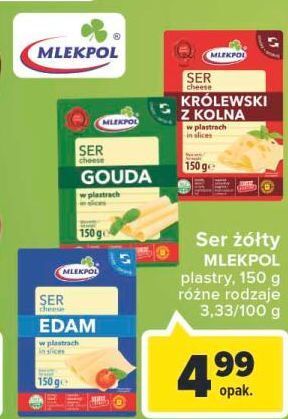 Carrefour Market Ser edam - plastry mlekpol oferta