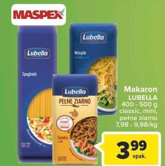 Carrefour Market Makaron wstążka cięta lubella oferta