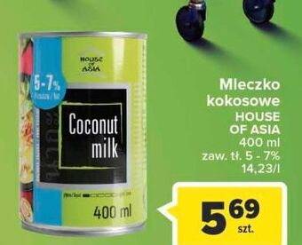 Carrefour Market Mleczko kokosowe 5-7% house of asia oferta