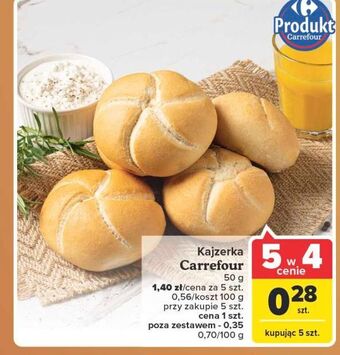 Carrefour Market Bułka kajzerka carrefour oferta