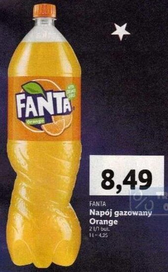 Lidl Fanta Napój gazowany Orange oferta