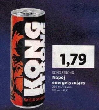 Lidl Kong Strong Napój energetyczny oferta
