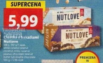 Lidl Allnutrition Ciastka z bakaliami Nutlove oferta