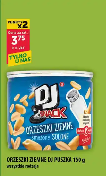 Eurocash Dj snack orzeszki ziemne 150g oferta