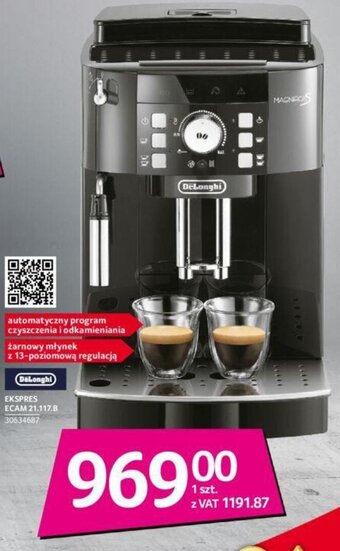 Selgros DeLonghi Ekspres Ecam 21.117.B oferta