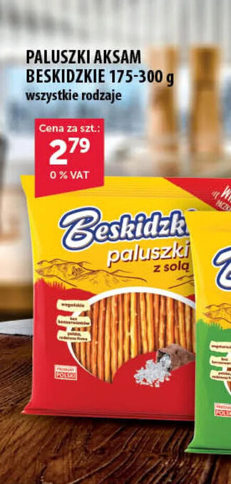 Eurocash Aksam paluszki beskidzkie 175-300g z solą oferta