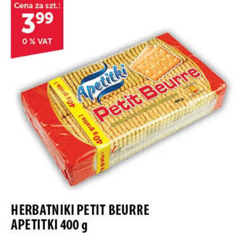 Eurocash Apetitki Herbatniki petit beurre 400g oferta