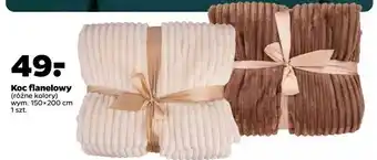 Netto Koc flanelowy oferta
