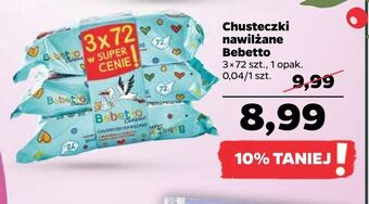 Netto Chusteczki nawilżane bebetto oferta