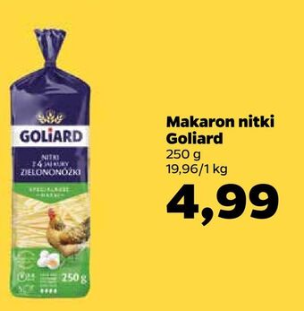 Netto Makaron nitki goliard oferta
