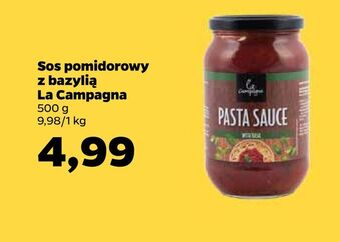 Netto Sos pomidorowy z bazylią la campagna oferta